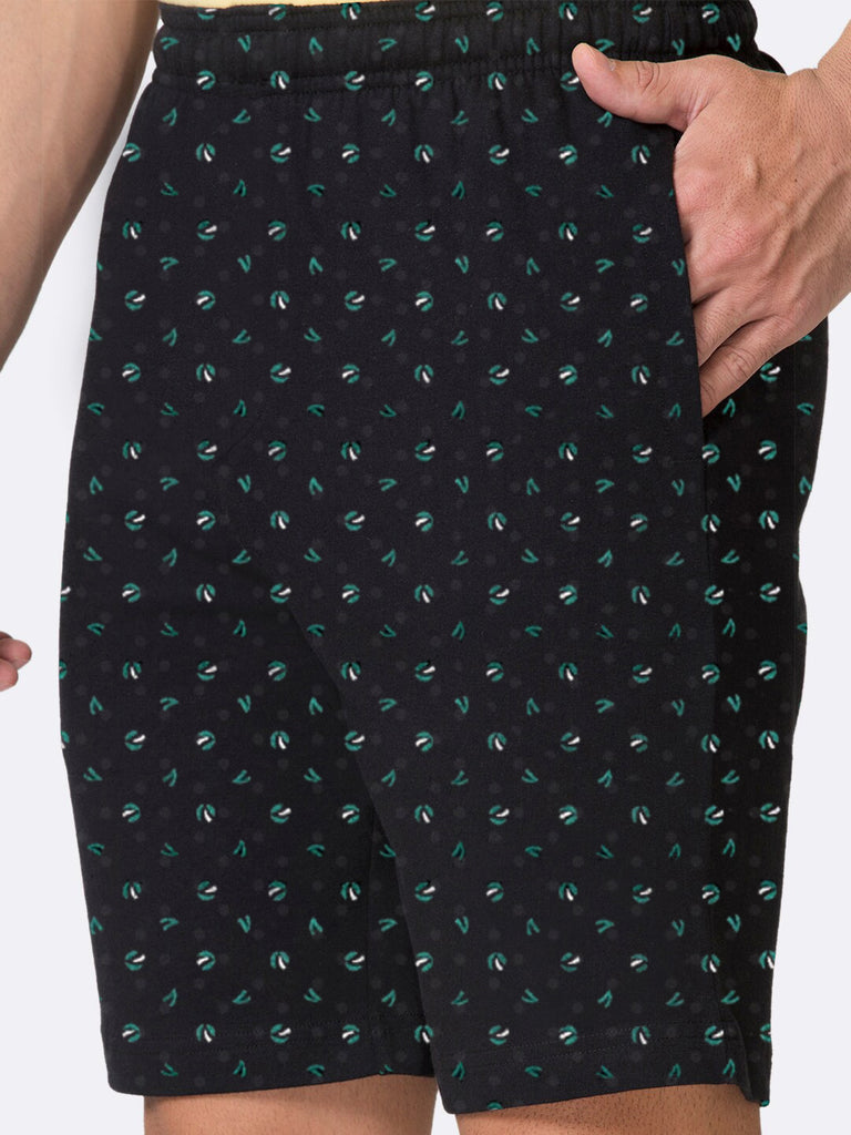 Men's Printed Cotton Blend Shorts Combo By LazyChunks ( Pack of 2 )
