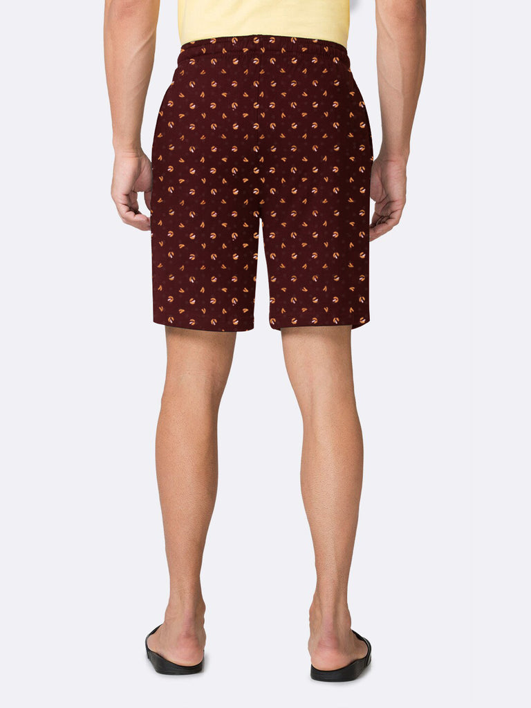 Men's Printed Cotton Blend Shorts Combo By LazyChunks ( Pack of 2 )