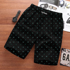 Regular Fit New Trendy and Casual Printed Premium Boxer Shorts For Men | Black | By LazyChunks