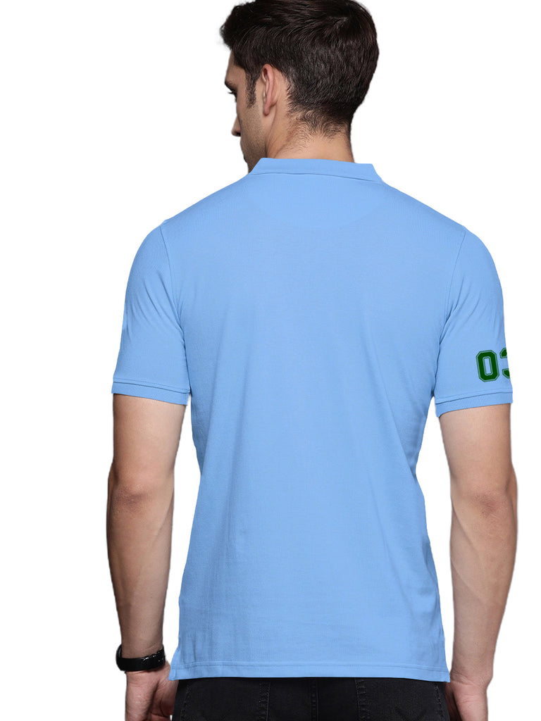 Lazychunks Printed Polo Collar T-shirt For Men All Colours