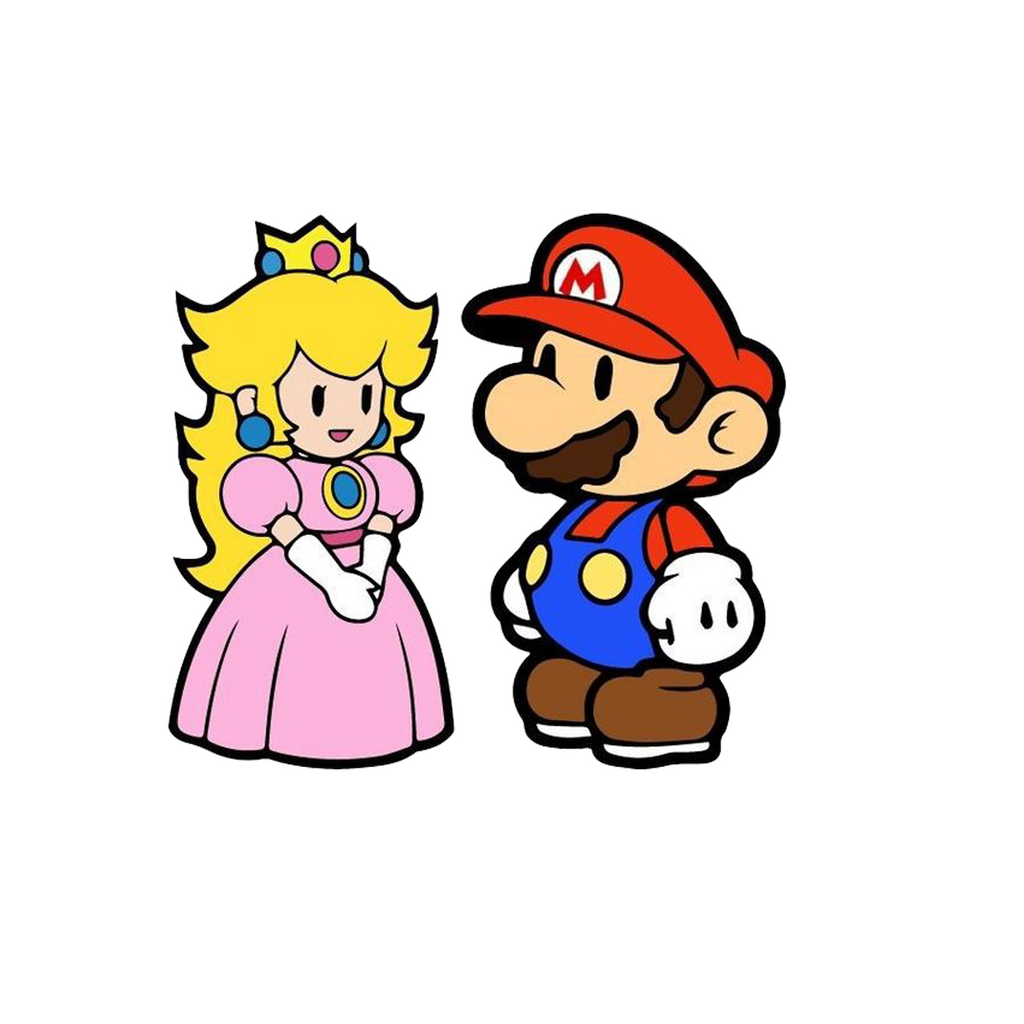 Lazychunks Printed Super Mario Characters Patches Combo Small for Clothes Jackets Pants Jeans Bags Multicolour Different Iron Patches.Pack of 2