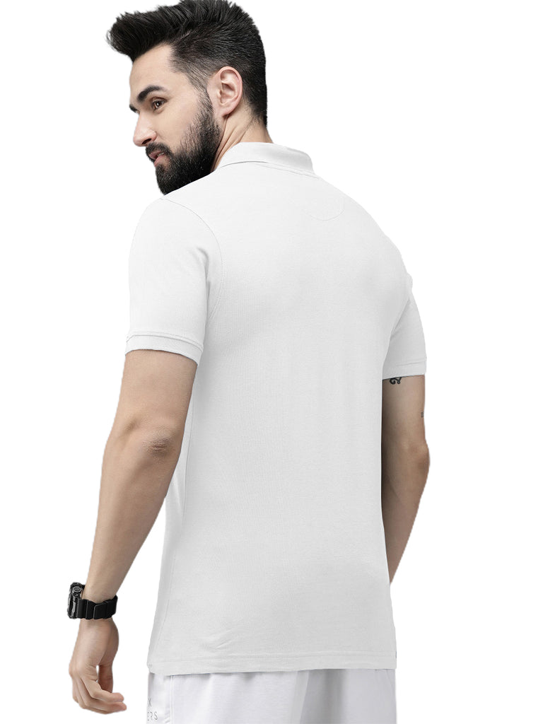 Newly Premium Polo Combo ( Pack Of 2 ) Tshirt By LazyChunks | Navy Blue White