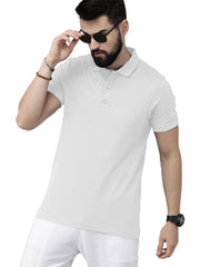 Newly Premium Polo Combo ( Pack Of 2 ) Tshirt By LazyChunks | Navy Blue White