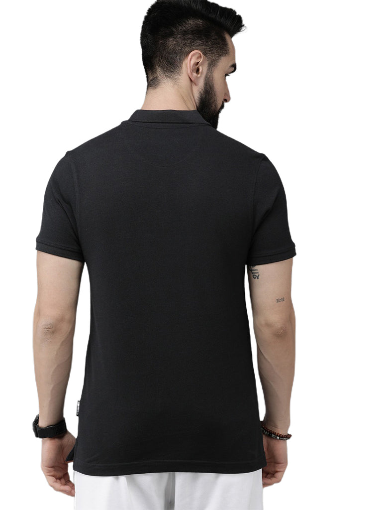 Stylish Black Polo Tshirt By LazyChunks | Premium Quality