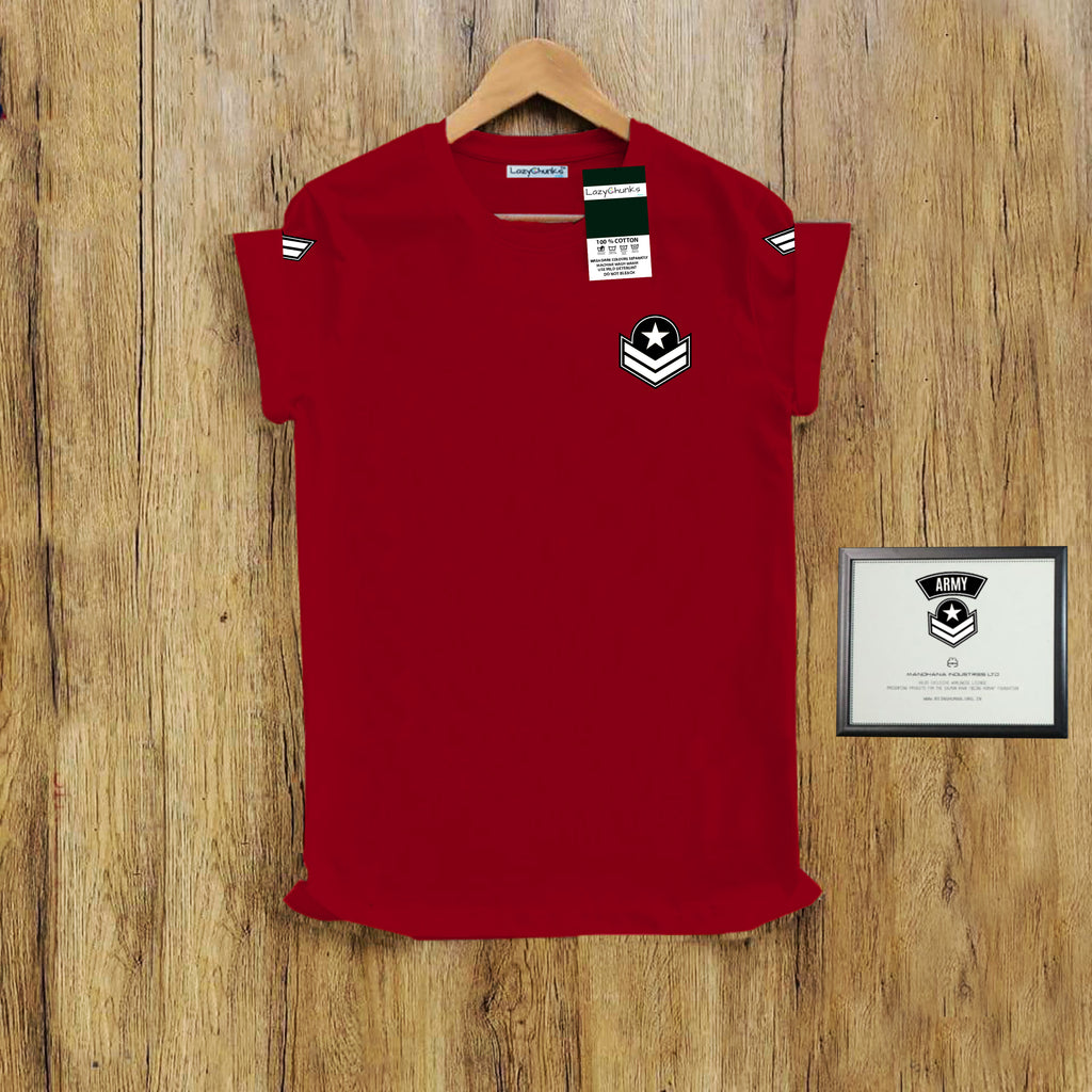 Trendy Printed Cotton Tshirt Half Sleeve Round Neck T Shirt, T Shirt For Man by LAZYCHUNKS