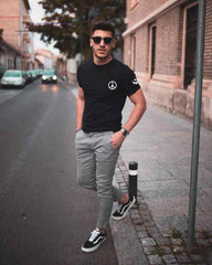 Cotton Trending Printed Tshirt Half Sleeve Round Neck T Shirt, T Shirt For Man by LAZYCHUNKS - Lazychunks.com