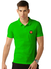 Printed Polo Collar Half sleeves t-shirt by LazyChunks - Lazychunks.com