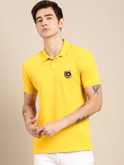Printed Polo Collar Half sleeves t-shirt by LazyChunks - Lazychunks.com
