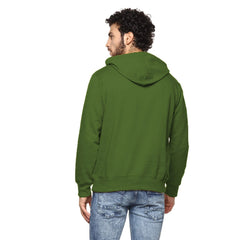 Hoodie Cotton Full Sleeve Olive Green Sweatshirt Hoodie Jacket for Men by LAZYCHUNKS - Lazychunks.com