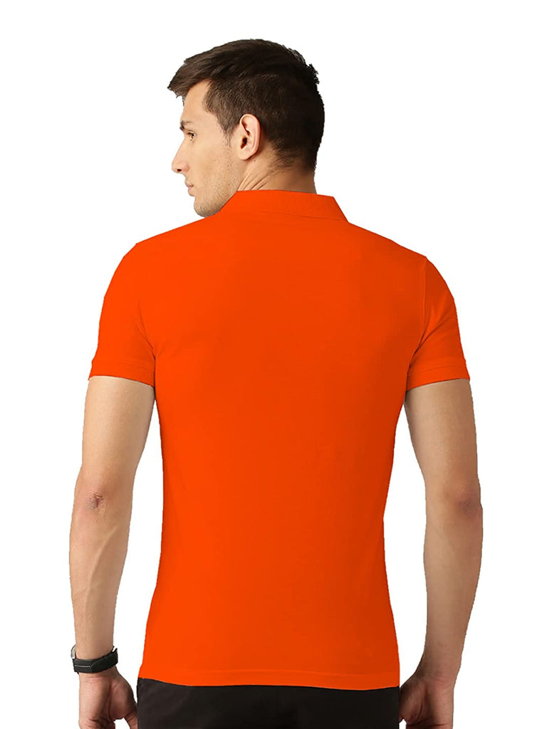 Printed Polo Collar Half sleeves t-shirt by Lazychunks - Lazychunks.com
