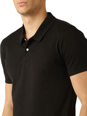 Black Polo T Shirt By Lazychunks