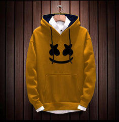Cotton Full Sleeve Printed Sweatshirt Hoodie Jacket for Men/Boys by LazyChunks