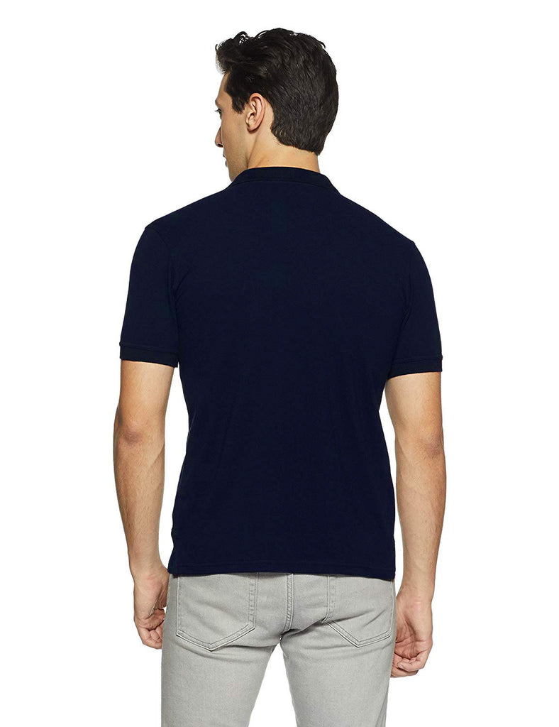 Printed Polo Collar Half sleeves t-shirt by Lazychunks