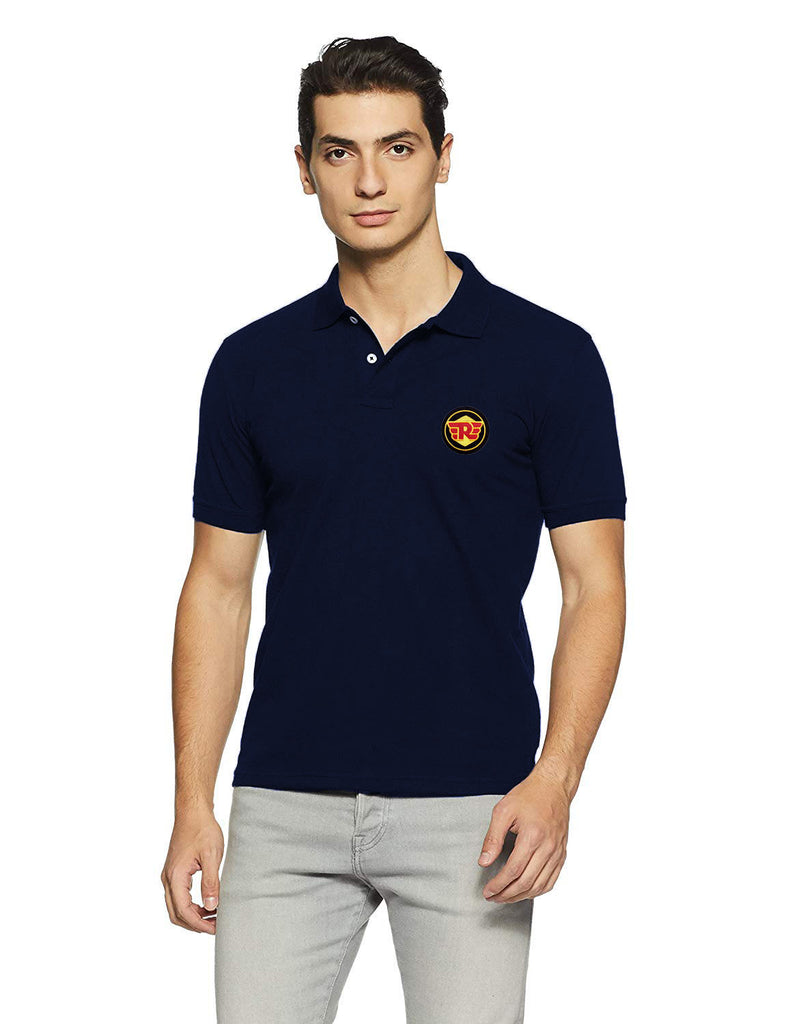 Printed Polo Collar Half sleeves t-shirt by Lazychunks - Lazychunks.com