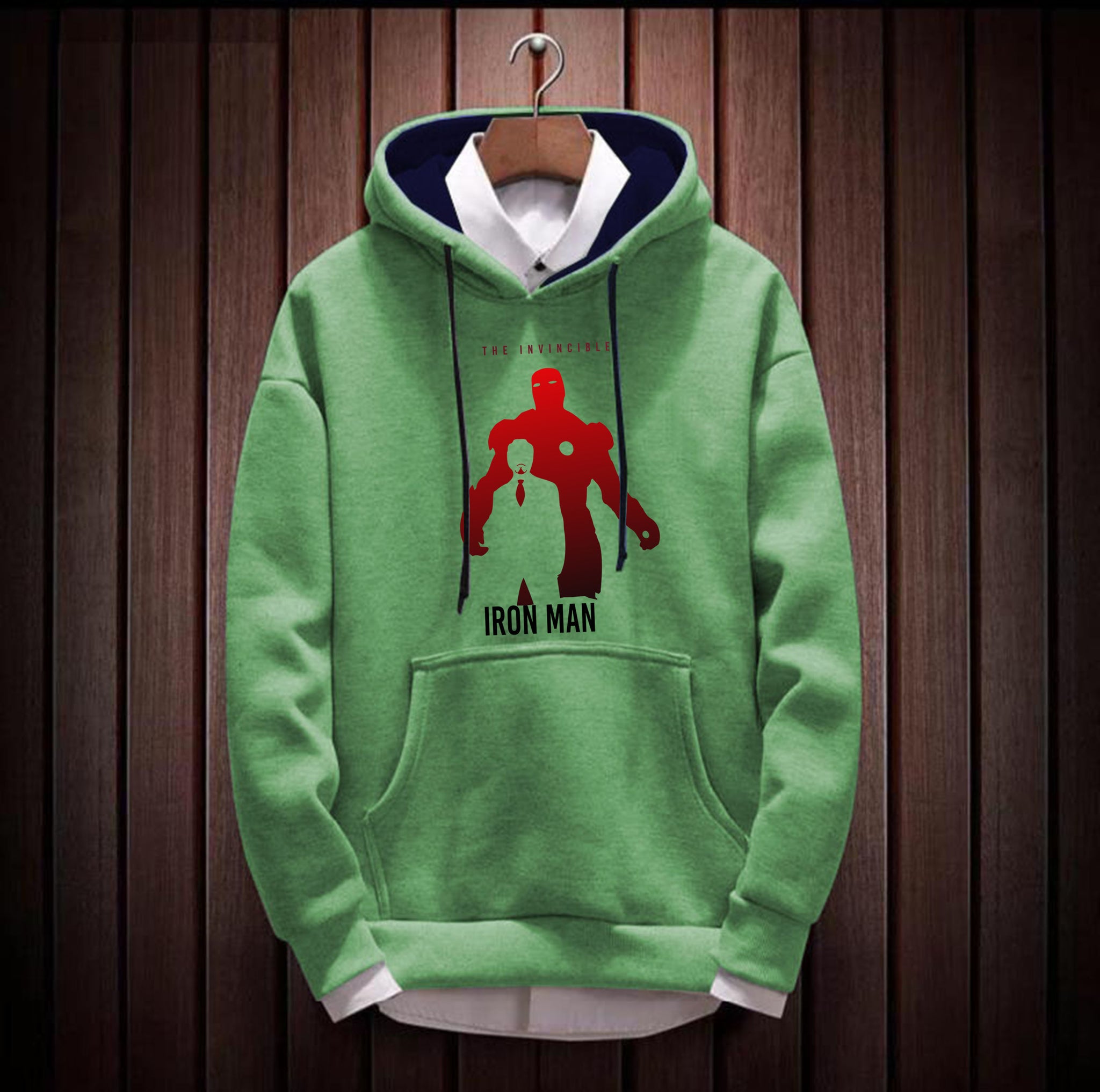 LazyChunks iron man hoodie hoodies for mens stylish cotton hoodie ...