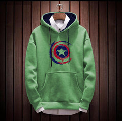 Cotton Full Sleeve  Printed  Sweatshirt Hoodie Jacket for Men/Boys by LazyChunks