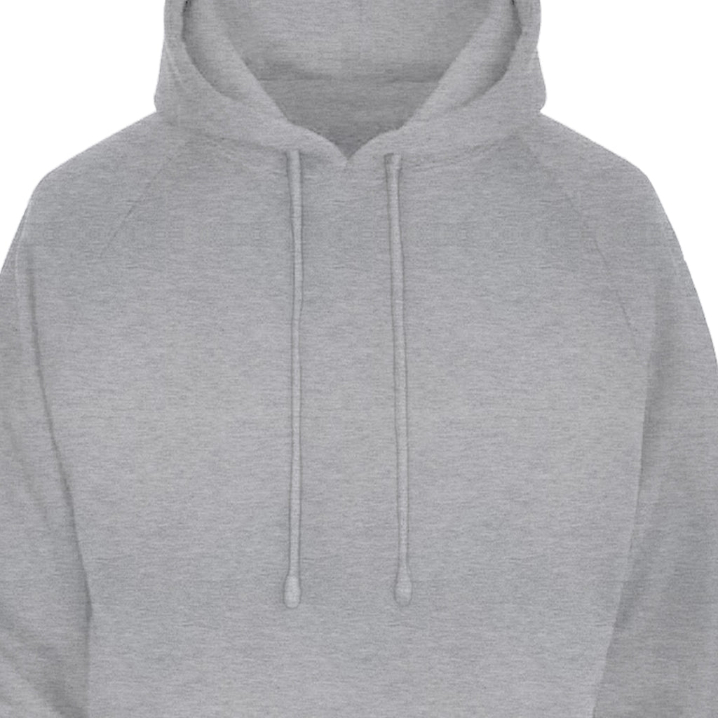 Winter Wear Regular Fit Men's Solid Melange Grey Hoodie Sweatshirt By LazyChunks