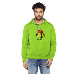 Cotton Full SleevePrinted Sweatshirt Hoodie Jacket for Men/Boys by LazyChunks