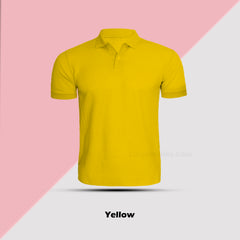 Yellow Polo T Shirt By Lazychunks