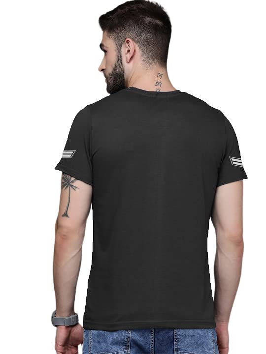 Cotton Trendy Printed Tshirt Half Sleeve Round Neck T Shirt, T Shirt For Man by LAZYCHUNKS - Lazychunks.com