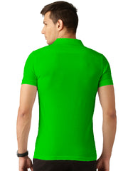 Printed Polo Collar Half sleeves t-shirt by LazyChunks - Lazychunks.com
