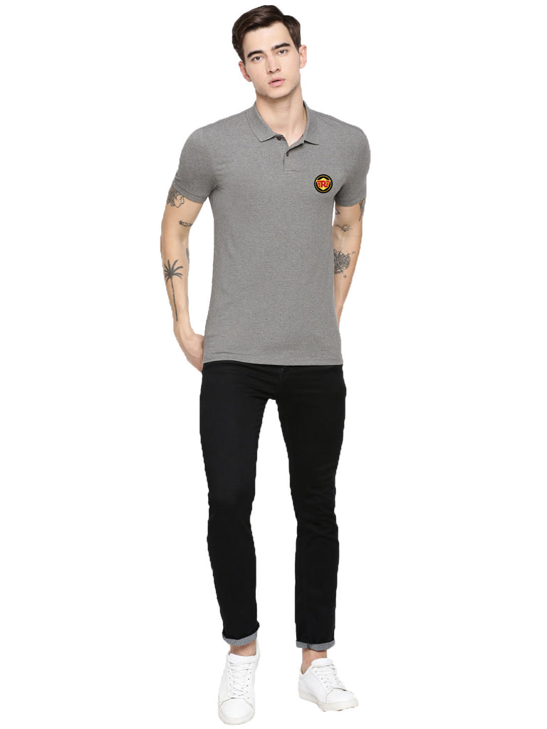 Printed Polo Half Sleeves Tshirt By LazyChunks
