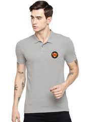 Printed Polo Collar Half sleeves t-shirt by LazyChunks - Lazychunks.com