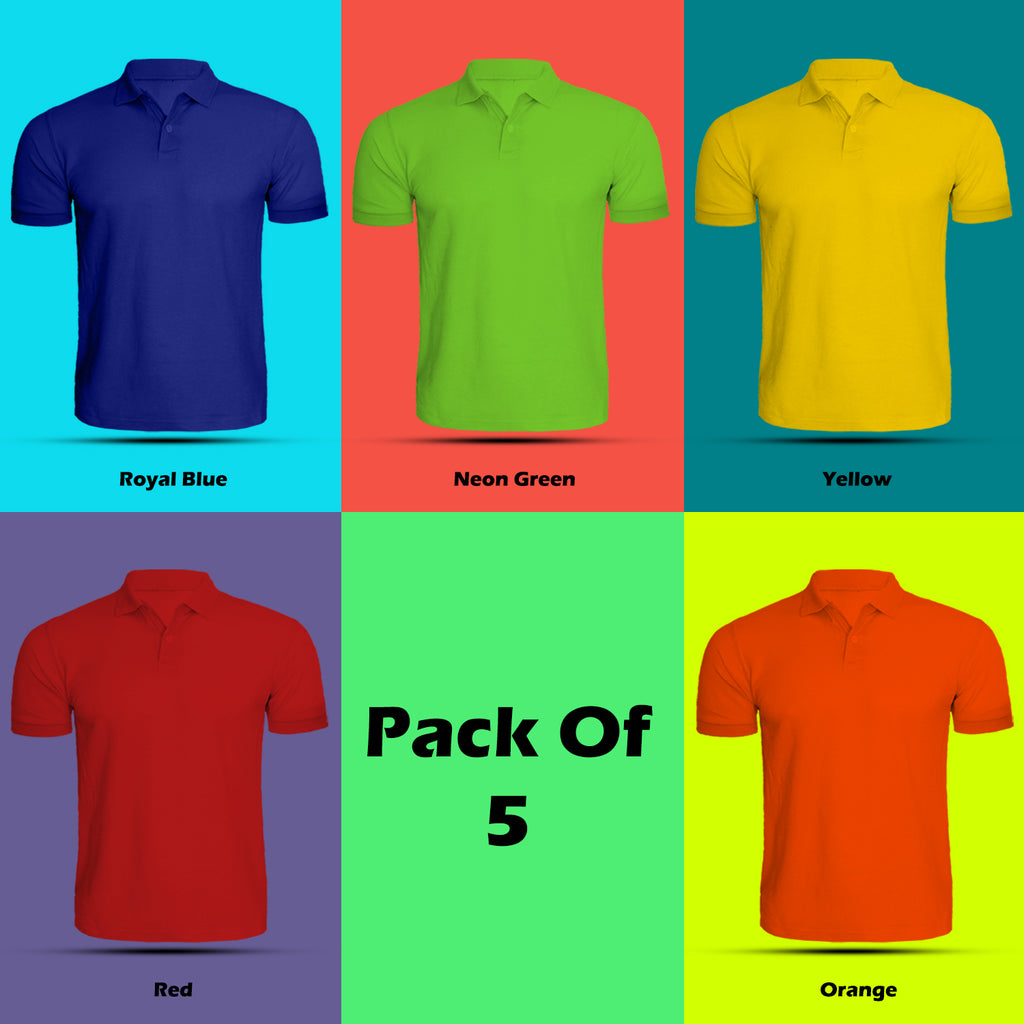 Pack of white polo t shirts top