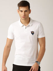 Printed Polo Half Sleeves Tshirt By LazyChunks