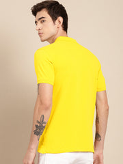 Yellow Polo T Shirt By Lazychunks